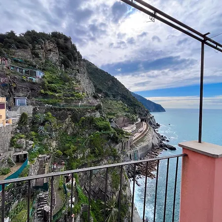Luxury Seaview Apartments Manarola By Arbaspaa Exterior photo