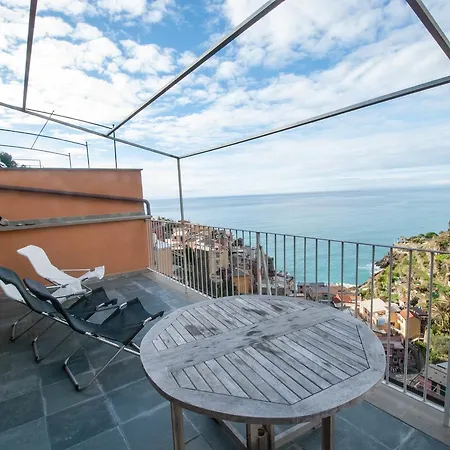 Luxury Seaview Apartments Manarola By Arbaspaa Exterior photo